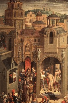 キリストの受難の場面 1470detail4 宗教者ハンス メムリンク Oil Paintings